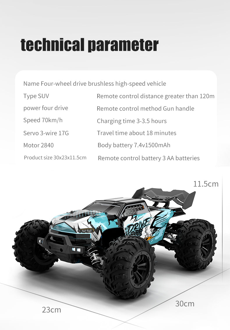 16102 Drive PRO 70 KM/H Brushless Motor Power RC Car 16102 Drive PRO 70 KM/H Brushless Motor Power RC Car